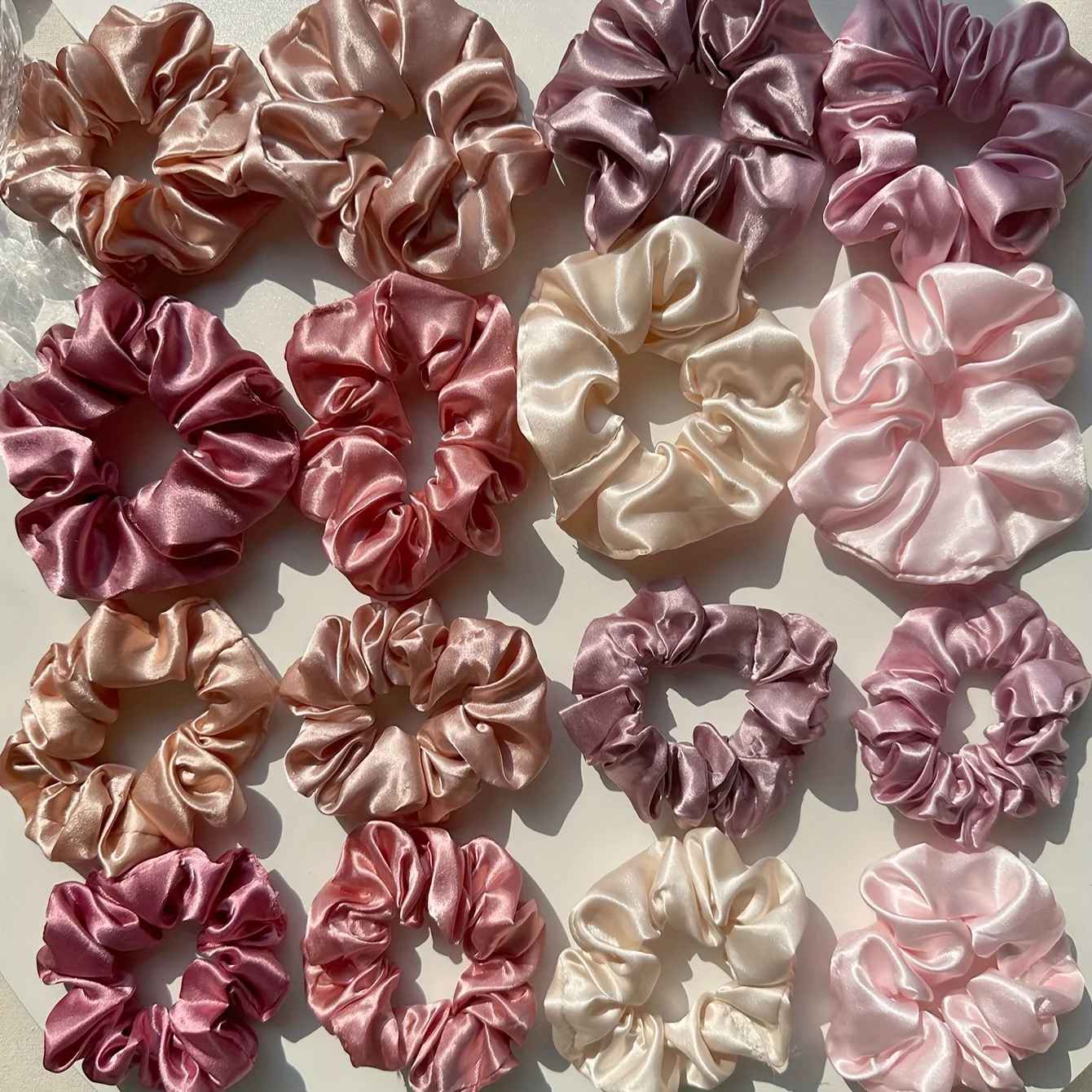 Petal Satin Hair Tie Set