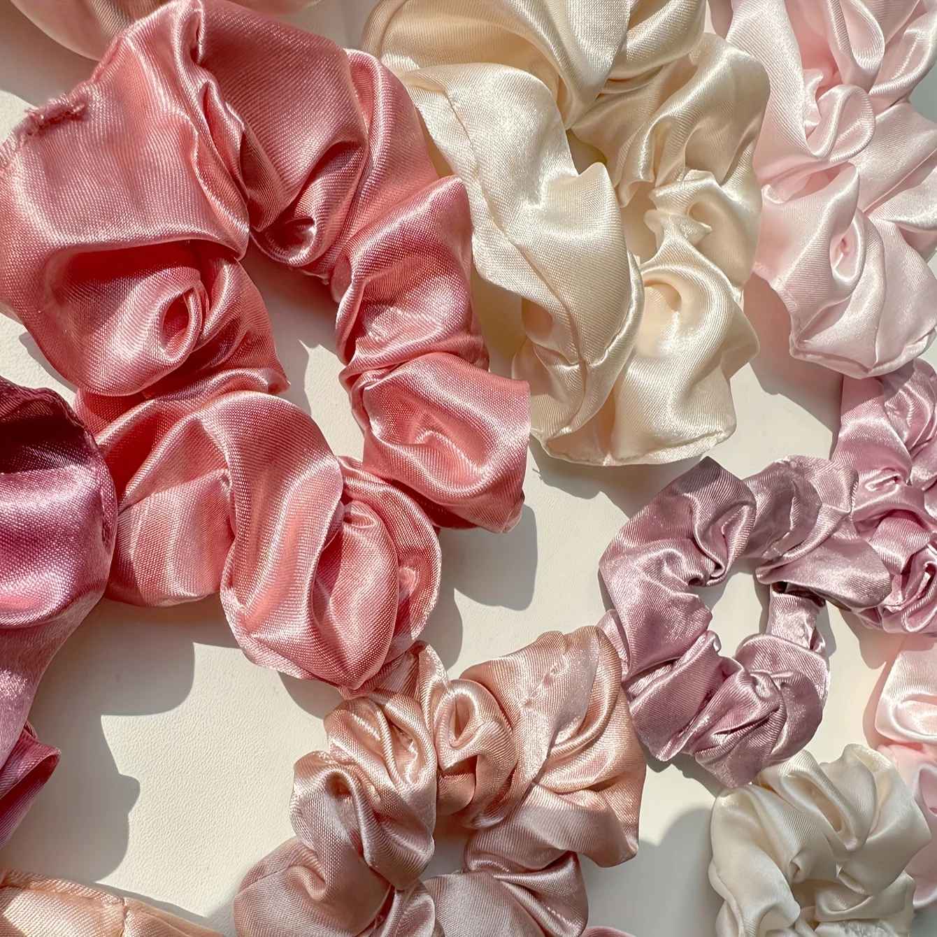 Petal Satin Hair Tie Set